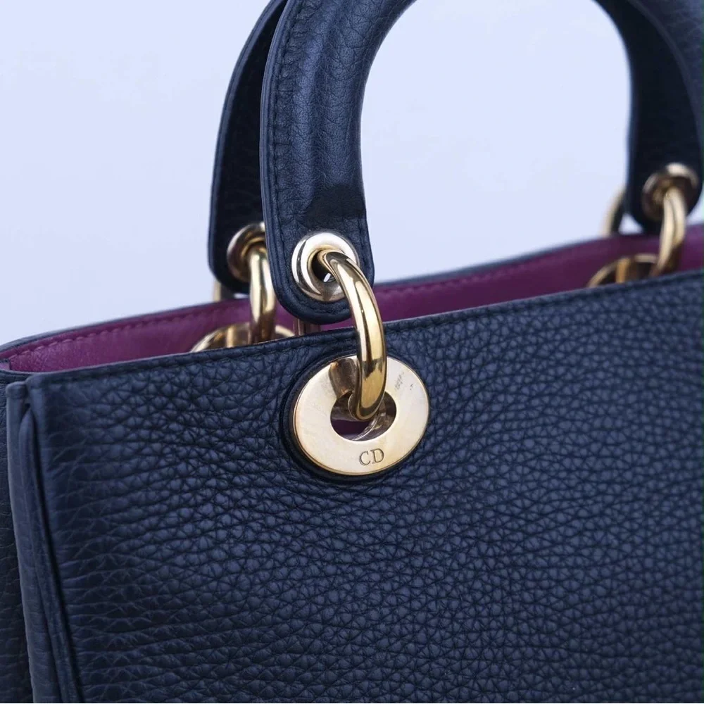 Dior Diorissimo Black Mini Bag with crossbody strap - Picture 16 of 16